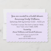 Dringende Paarse vrijgezellenfeest zwarte pastel Kaart (Achterkant)