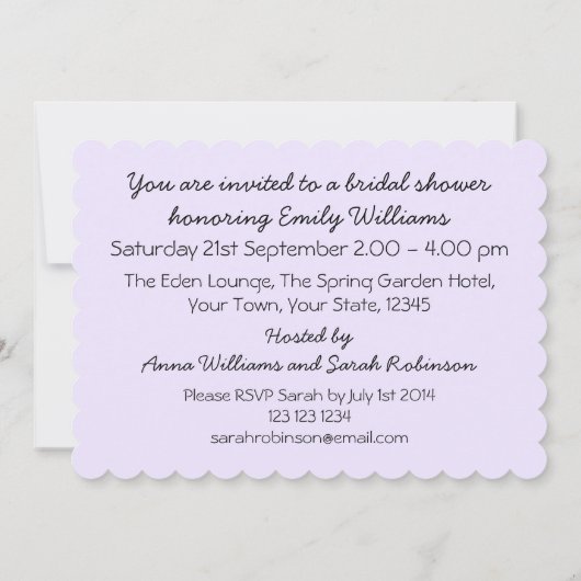 Dringende Paarse vrijgezellenfeest zwarte pastel Kaart (Achterkant)