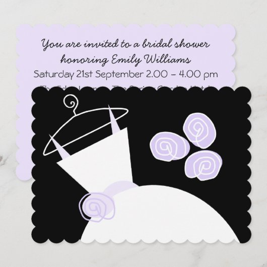 Dringende Paarse vrijgezellenfeest zwarte pastel Kaart (Voorkant / Achterkant)