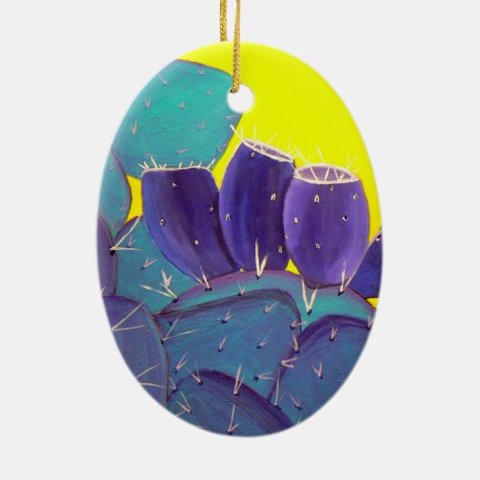 Dringende peren met fruit keramisch ornament (Achterkant)