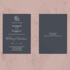 Dringende ringen donkere achtergrond elegant kaart