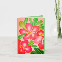 Dringende Roos Waterverf Blanco groet Kaart