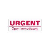 Dringende Sjabloon Direct openen Tekst Zelfinktende Stempel (Design)