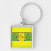 Dringende tabelcode voor garage sleutelhanger (Voorkant)