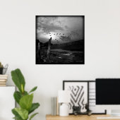 Dringing om te gaan poster (Thuiskantoor)