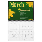 drink 2009 van de maandelijkse kalender (aanpasbaa (Mar 2027)
