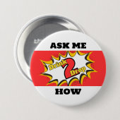 Drink 2Drop Ronde Button 7,6 Cm (Voorkant /achterkant)