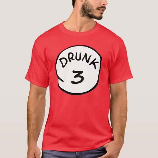 Drink 3 t-shirt (Voorkant)