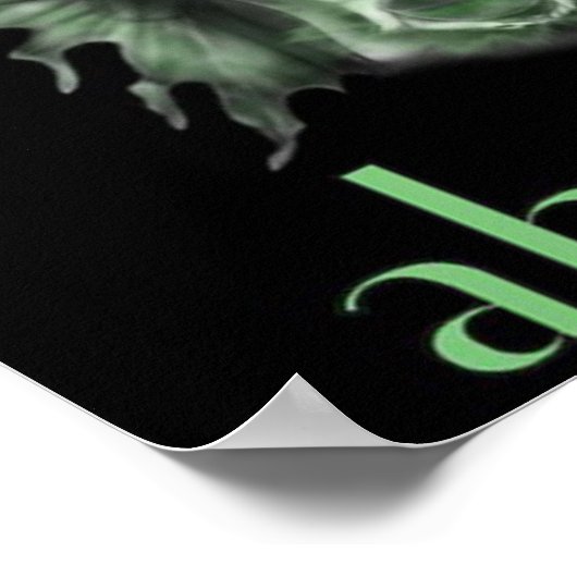 Drink Absinthe Gothic Fairy Poster (Hoek)