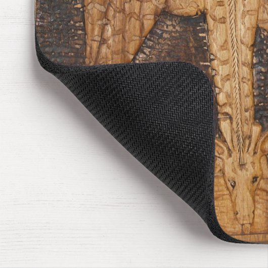 Drink Afrikaanse Giraffe Mousepad Muismat (Hoek)