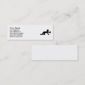 Drink alcohol mini visitekaartje (Voorkant / Achterkant)