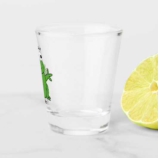Drink alcoholhoudende Humor | Funny Toadally Buzze Shot Glas (Rechts)