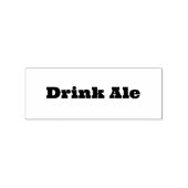 Drink Ale Rubberstempel (Afrduk)