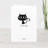 Drink Alone Funny Verjaardag Kaart (Achterkant)