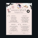 Drink Als | Disco Cowgirl Bachelorette Party Game<br><div class="desc">De achtergrondkleur van de verandering of voegt grafiek toe om uw trouwthema aan te passen. Natuurlijk is het niet nodig dat je spelletjes speelt op het bachelorette, maar denk er eens over na: je gaat een groep van alle leeftijden hebben, en de meeste gasten hebben elkaar waarschijnlijk nooit ontmoet voor...</div>