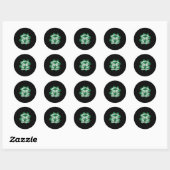 Drink als een Gallagher Saint Patrick's Day Irish Ronde Sticker (Vel)