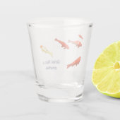 Drink als een goudvis shot glas (Achterkant)