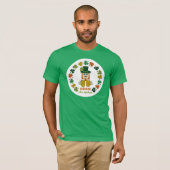 Drink als een Leprechaun T-shirt (Voorkant volledig)
