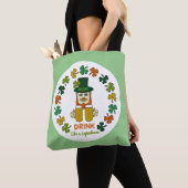 Drink als een Leprechaun Tote Bag (Dichtbij)