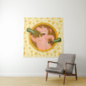 drink als een varken wandkleed (In situ)