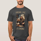 Drink als een Viking T-shirt (Voorkant)