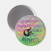 Drink als een vis! - Kleurrijke schalen Magneet (Voorkant / Achterkant)