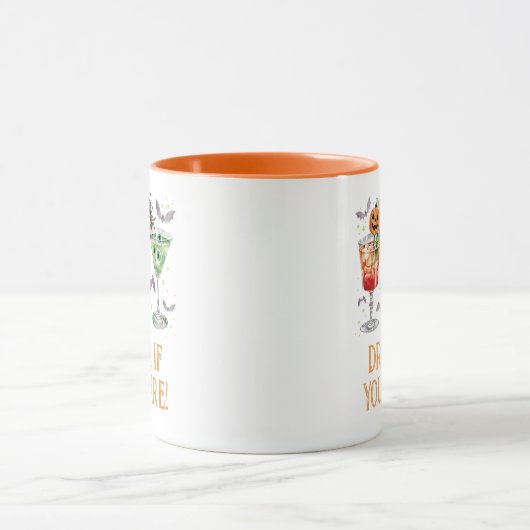 Drink als je Halloween cocktails en drankjes durft Mok (Midden)