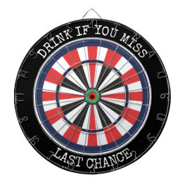 Drink Als Je Mist Grappige Dartbord Bar Decor