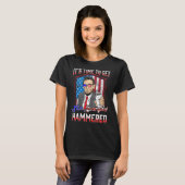 Drink als Lincoln Star gekrenkte Hammered T-shirt (Voorkant volledig)
