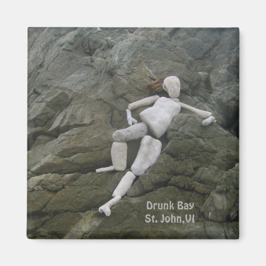 Drink baai bij Salt Pond, St.John, Maagdeneilanden Magneet (Voorkant)