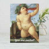 Drink Bacchus Cocktail Party Uitnodiging (Staand voorkant)