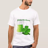 Drink & Be Merry Irish CUSTOM Naam of Bedrijf T-shirt (Voorkant)