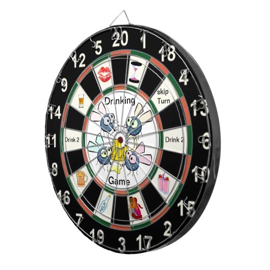 Drink Beer Dart bordspel Dartbord (Voorkant Rechts)