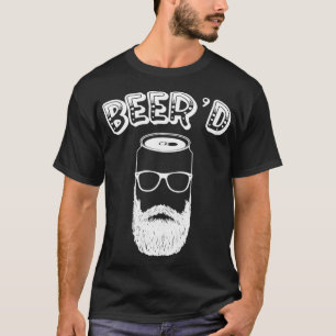 Drink Beer Funny Beer'd Beard Man St Patrick's T-shirt