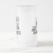 Drink Beer & Pet Mijn Wiener Bier Dachshund Mok (Center)