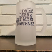 Drink Beer & Pet Mijn Wiener Bier Dachshund Mok