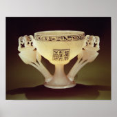 Drink beker in de vorm van een halfgeopend poster (Voorkant)