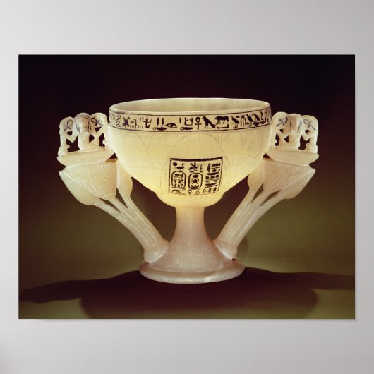 Drink beker in de vorm van een halfgeopend poster (Voorkant)