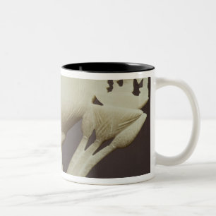 Drink beker in de vorm van een halfgeopende lotus tweekleurige koffiemok