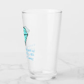 Drink bekerbekertje met diamantkwaliteit glas (Links)
