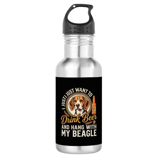 Drink Bier Beagle Hond Ambachtelijk Ale Fles Hoppe (Voorkant)