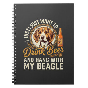 Drink Bier Beagle Hond Ambachtelijk Ale Fles Hoppe Notitieboek
