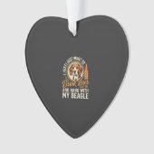 Drink Bier Beagle Hond Ambachtelijk Ale Fles Hoppe Ornament (voorkant)