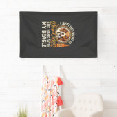 Drink Bier Beagle Hond Ambachtelijk Ale Fles Hoppe Spandoek (Insitu)
