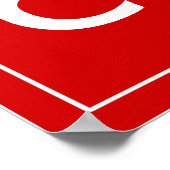 Drink Bier en Eat Crisps ~ British Fun Beer Poster (Hoek)