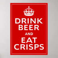 Drink Bier en Eat Crisps ~ British Fun Beer