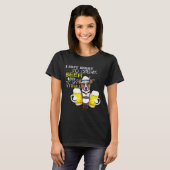 Drink bier en pet mijn Pitbull T-shirt (Voorkant volledig)