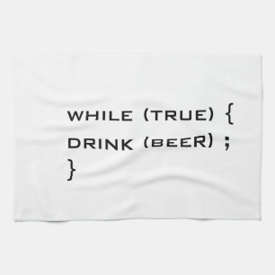 Drink bier theedoek