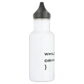 Drink bier waterfles  (Links)
