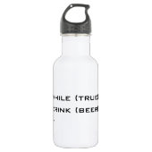 Drink bier waterfles (Voorkant)